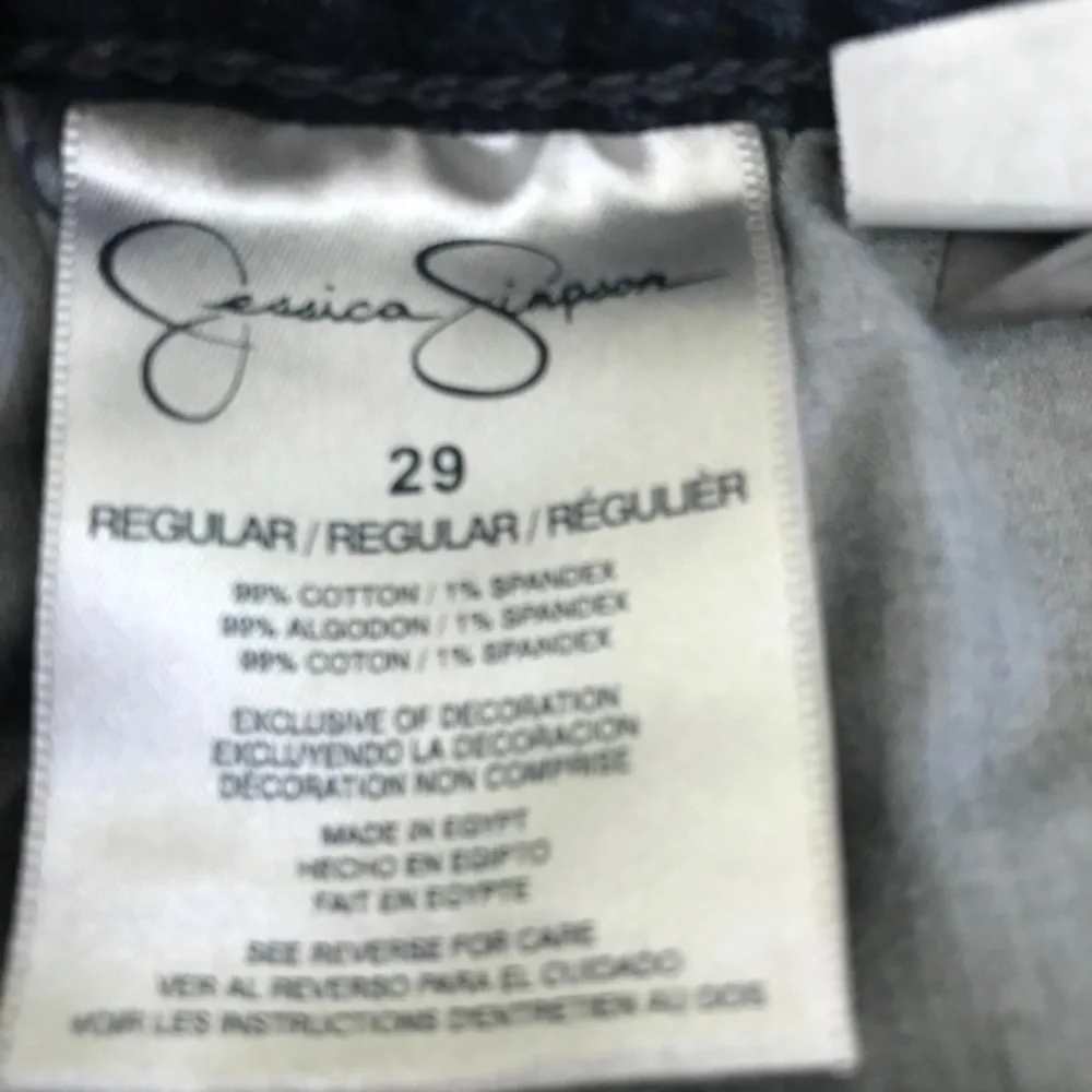 Jessica Simpson Blue Flare Jeans with Classic Indigo Shade NWOT. - Picture 7 of 15